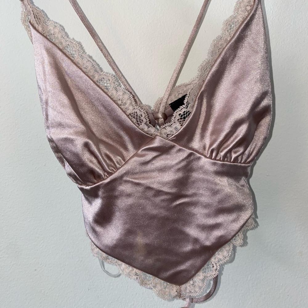 Garage clothing satin top